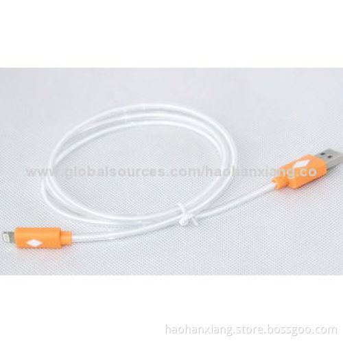 Colorful 8-pin LED Lighting Sync & Charger Data Cable for iPhone